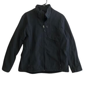 The North Face Womens Jacket Black Apex Bionic Full Zip High Neck Long Sleeve XL